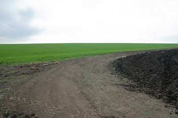 Image showing dirt way