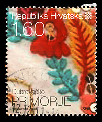 Image showing Stamp printed by Croatia dedicated to Dubrovacko Primorje