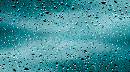 Image showing Drops on the  glass