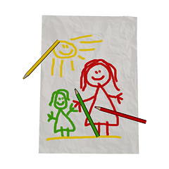 Image showing Child's Drawing