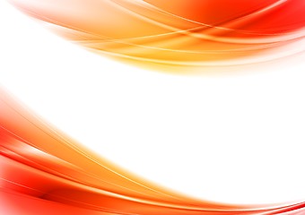 Image showing Elegant bright wavy background