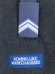 Image showing Clothing of the dutch military police