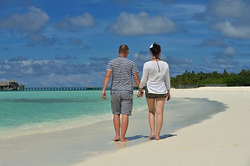 Image showing happy young couple have fun on summer