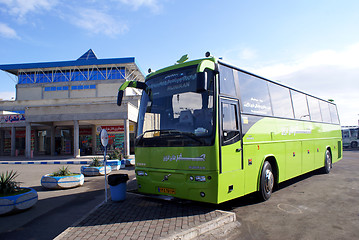 Image showing Green bus