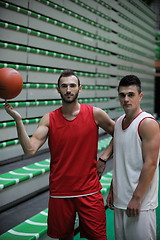 Image showing Basketball player portrait