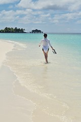 Image showing happy woman enjoy  summer time