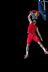 Image showing basketball player in action