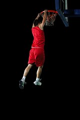 Image showing basketball player in action