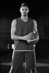 Image showing Basketball player portrait