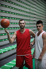 Image showing Basketball player portrait