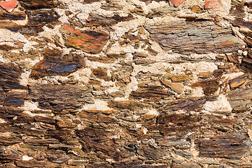 Image showing Decorative stone wall