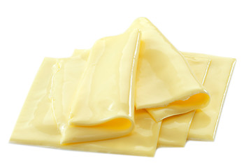 Image showing Creamy processed cheese slices