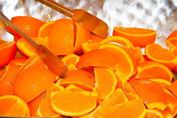 Image showing Oranges close up