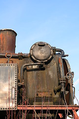 Image showing Derelict Railway Engine