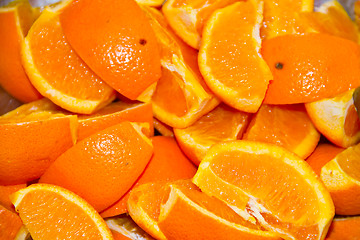Image showing Oranges close up