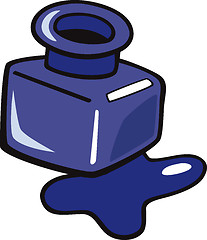 Image showing ink clip art cartoon illustration