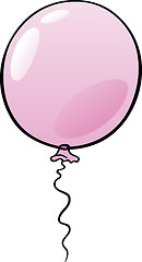 Image showing balloon clip art cartoon illustration