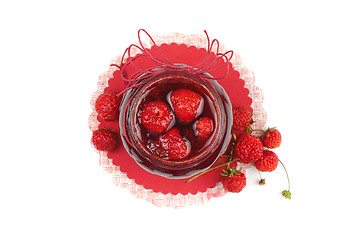 Image showing Strawberry jam