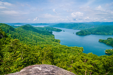 Image showing scenery around lake jocasse gorge