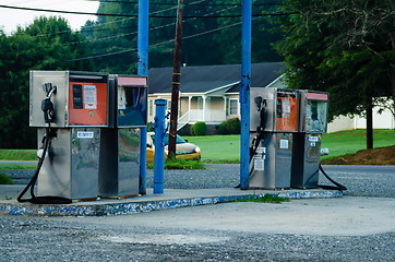 Image showing abandoned gas station