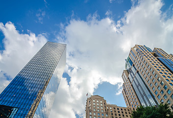 Image showing skyline and city streets of charlotte north carolina usa