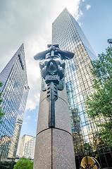 Image showing skyline and city streets of charlotte north carolina usa