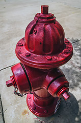 Image showing red fire hydrant