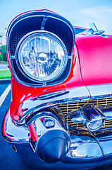 Image showing classic vintage car details