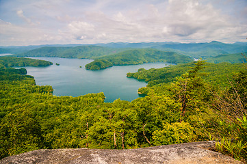 Image showing South Carolina Lake Jocassee Gorges Upstate Mountain  