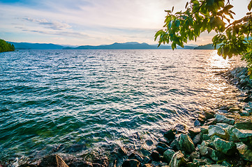 Image showing scenery around lake jocasse gorge