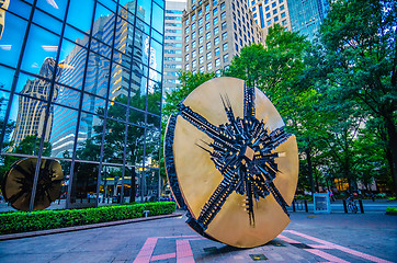 Image showing skyline and city streets of charlotte north carolina usa