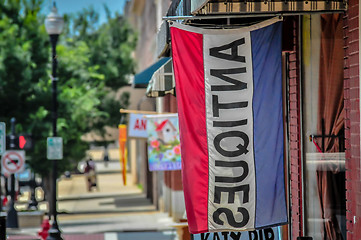 Image showing antique shop sign