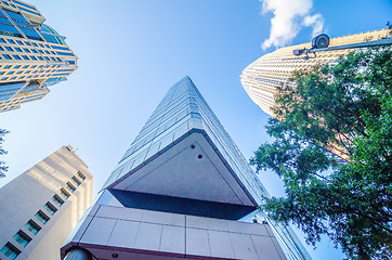 Image showing skyline and city streets of charlotte north carolina usa