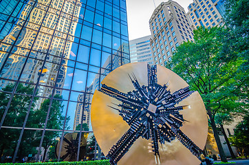 Image showing skyline and city streets of charlotte north carolina usa