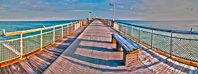 Image showing okaloosa pier island panorama