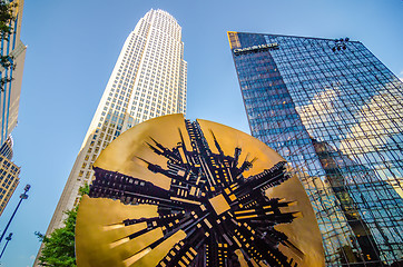 Image showing skyline and city streets of charlotte north carolina usa