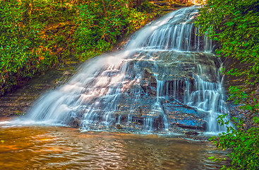 Image showing beautiful watrefalls in upstate south carolina