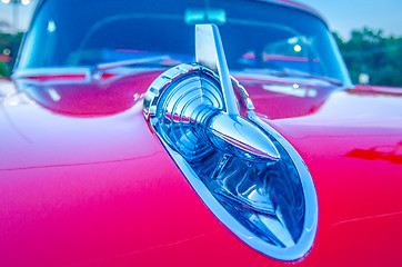 Image showing classic vintage car details