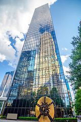 Image showing skyline and city streets of charlotte north carolina usa