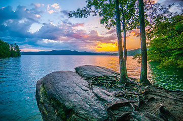 Image showing scenery around lake jocasse gorge