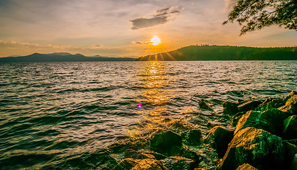 Image showing scenery around lake jocasse gorge