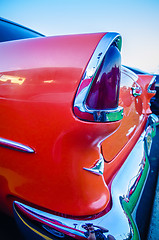 Image showing classic vintage car details