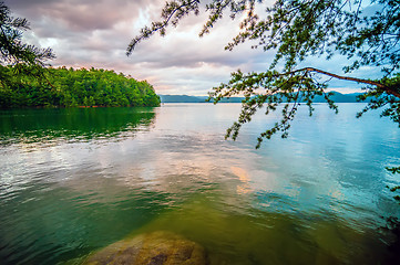 Image showing scenery around lake jocasse gorge