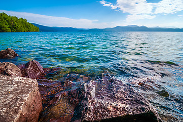 Image showing scenery around lake jocasse gorge