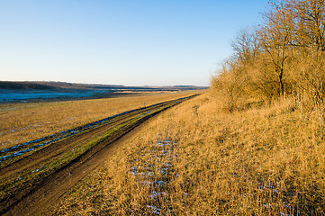 Image showing rural sunset