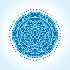 Image showing Vintage background with bright colors mandala