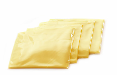 Image showing Creamy processed cheese slices