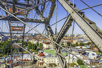 Image showing Ferris wheel at the Prater in Vienna