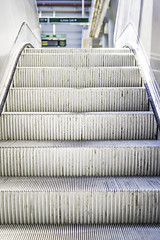 Image showing escalator in a public building