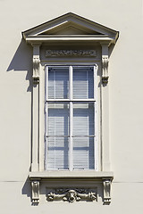 Image showing window with closed jalousie